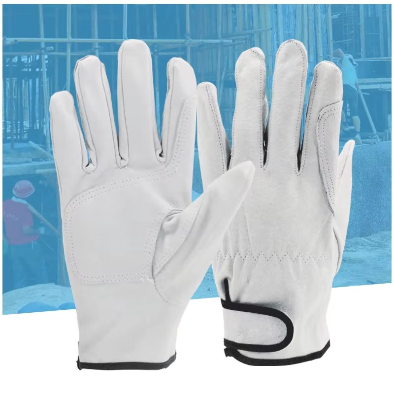 Leatherwork Repairs - Pigskin Leather Work Safety Gloves Soft