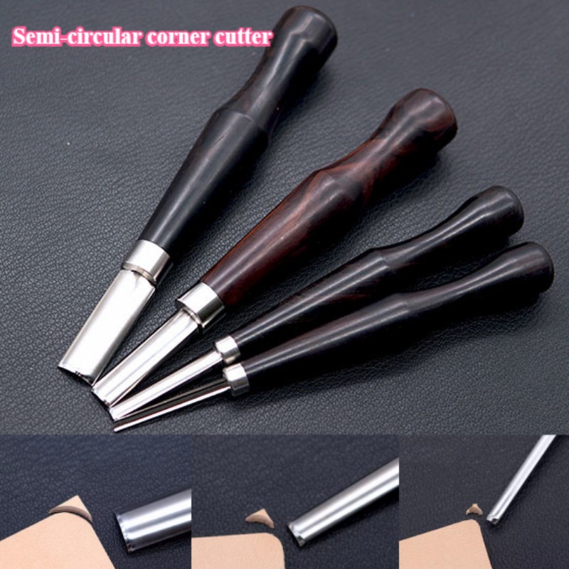 Round Knife Leatherwork - 1/4 Semi-circular Chamfering Knife R2.5/5/7.5/10 Shallow