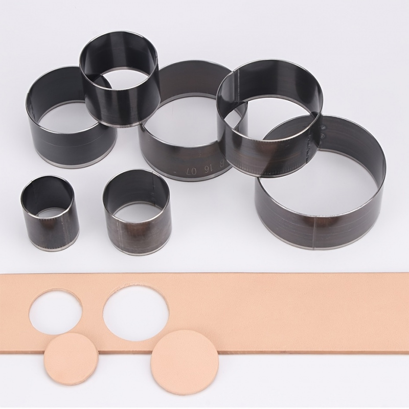 7-piece watch strap, belt punc - Round Knife Leatherwork recension och pris