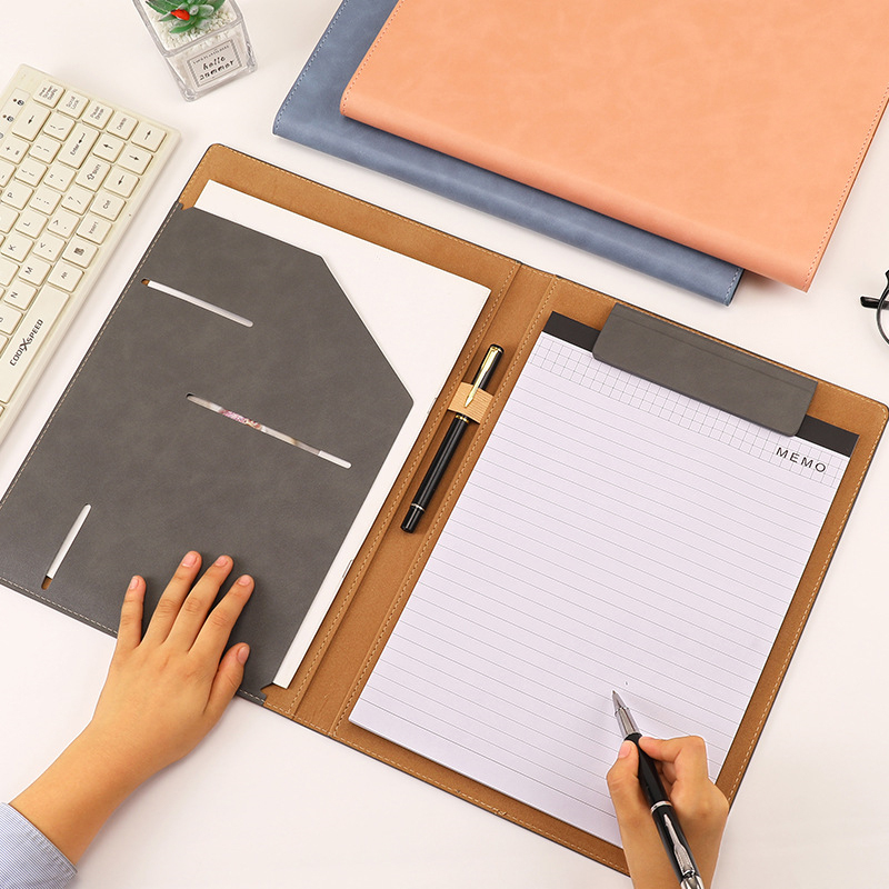 Writing Case With Closure Busi - Leather Work Folder recension och pris