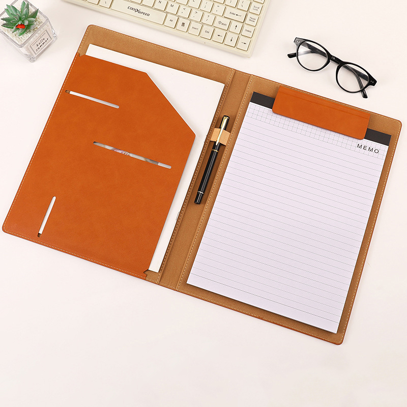 Writing Case With Closure Busi - Leather Work Folder recension och pris