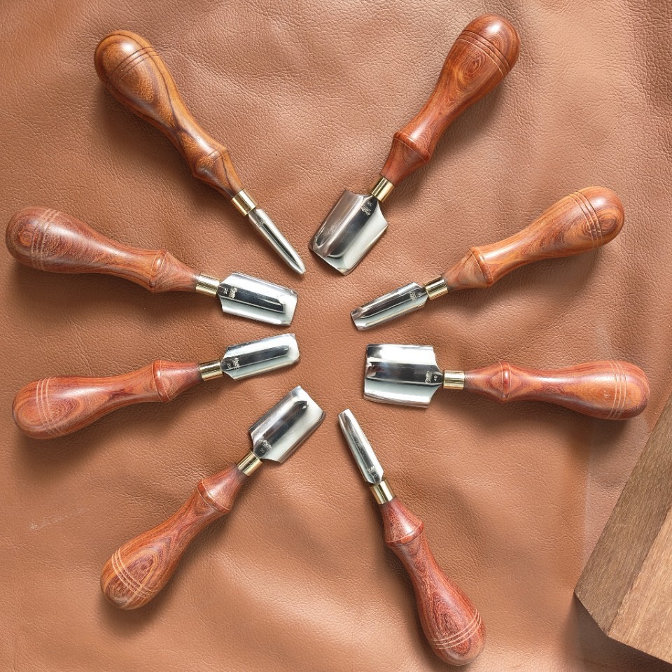 Handmade Leather Working Tools - Round Knife Leatherwork recension och pris