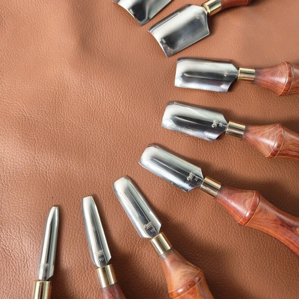 Handmade Leather Working Tools - Round Knife Leatherwork recension och pris
