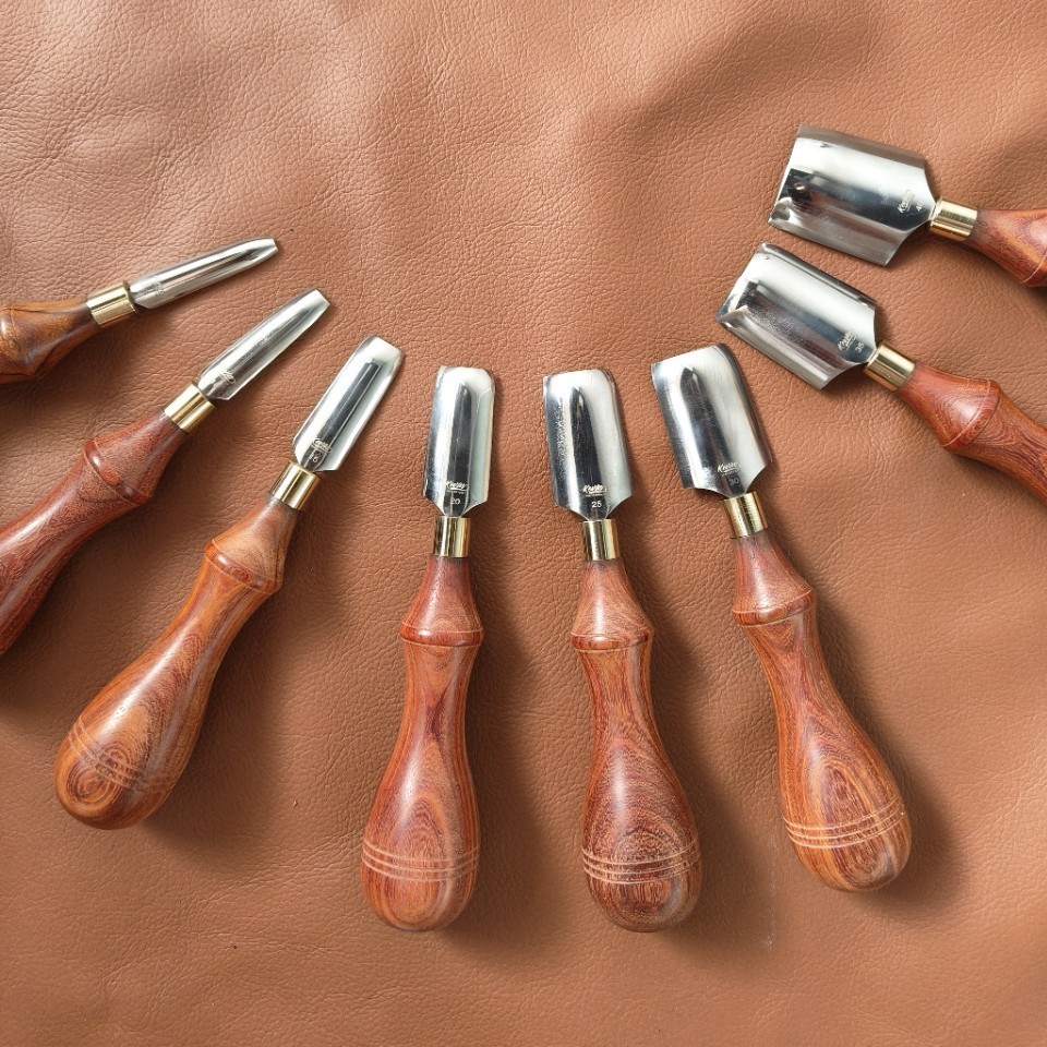 Handmade Leather Working Tools - Round Knife Leatherwork recension och pris