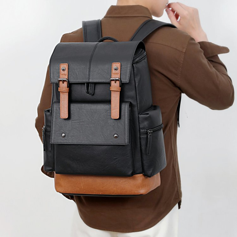 New Vintage Men's Leather Back - Leather Work Bag recension och pris