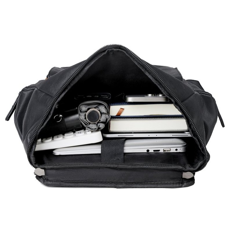 New Vintage Men's Leather Back - Leather Work Bag recension och pris