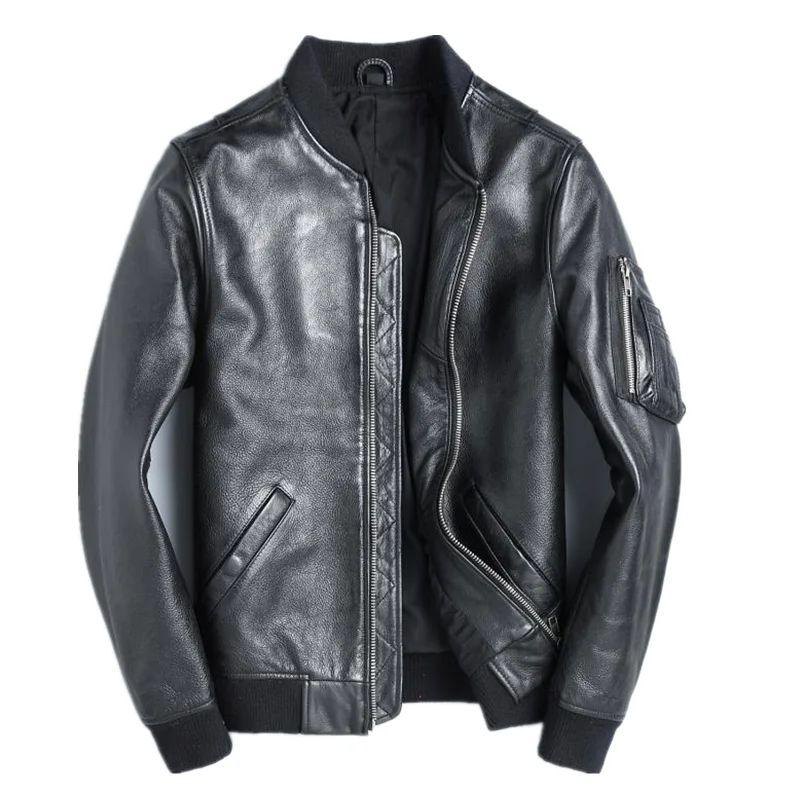 YR!Free shipping.wholesales.Br - Leather Work Jacket recension och pris