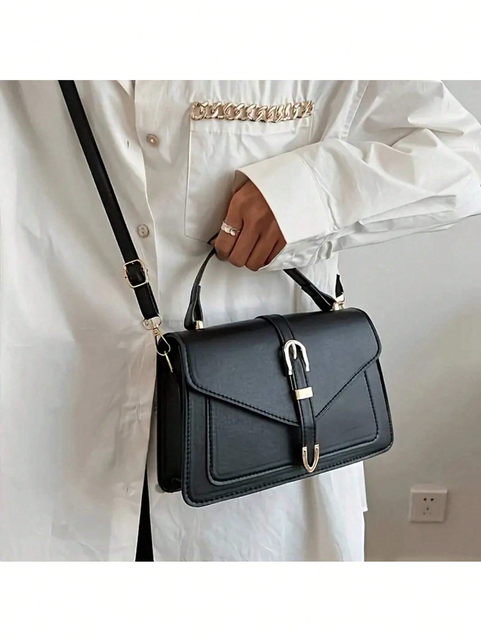 Women PU Leather Handbag Elega - Leather Work Bag recension och pris