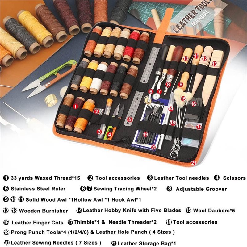 For Leather For Leathercraft W - Leatherwork Beginner Tools recension och pris