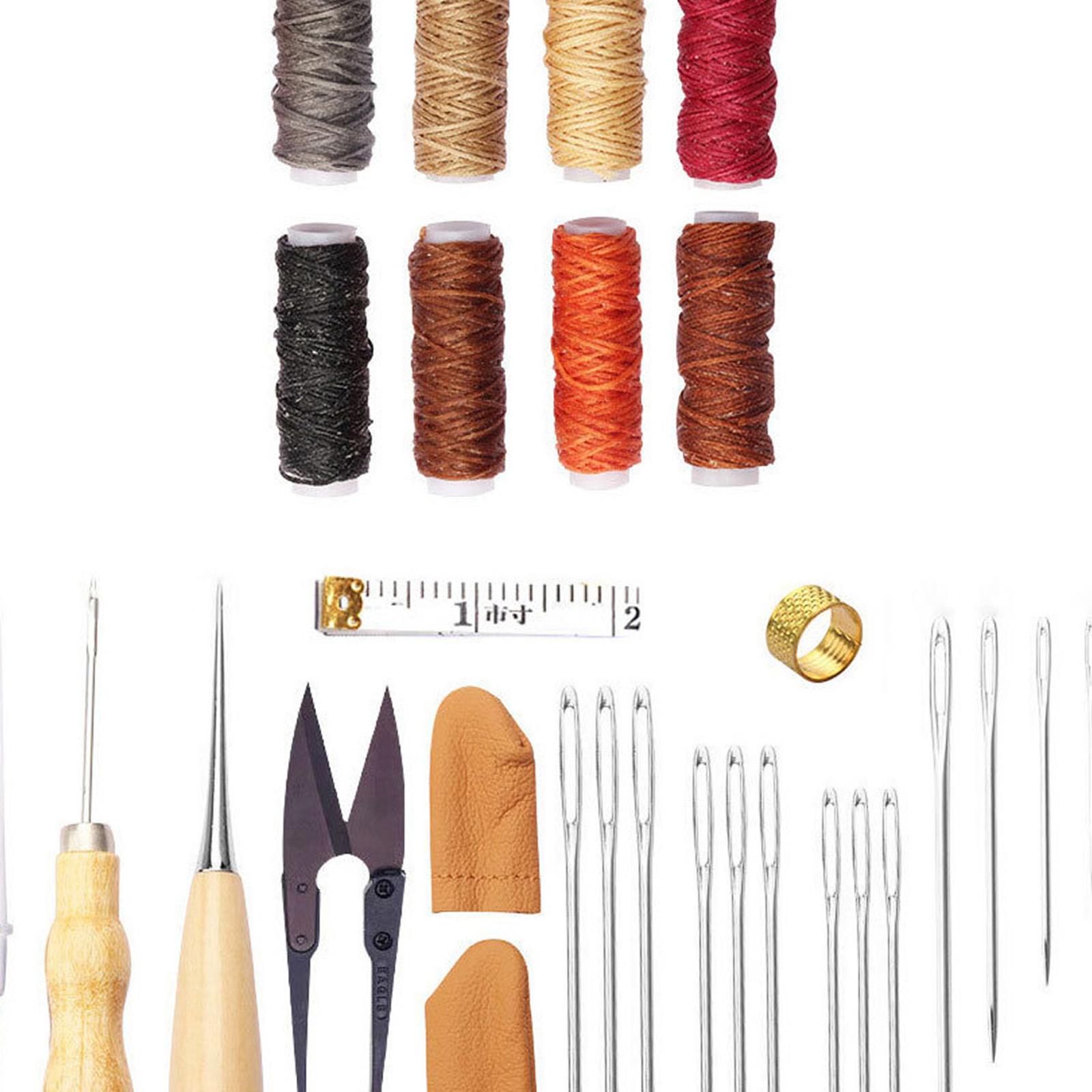 32x Leather Tools Kit Leather  - Leatherwork Beginner Tools recension och pris