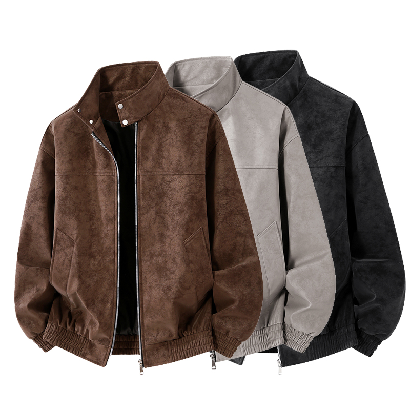 Spring Autumn Winter Hot‑sale  - Leather Work Jacket recension och pris