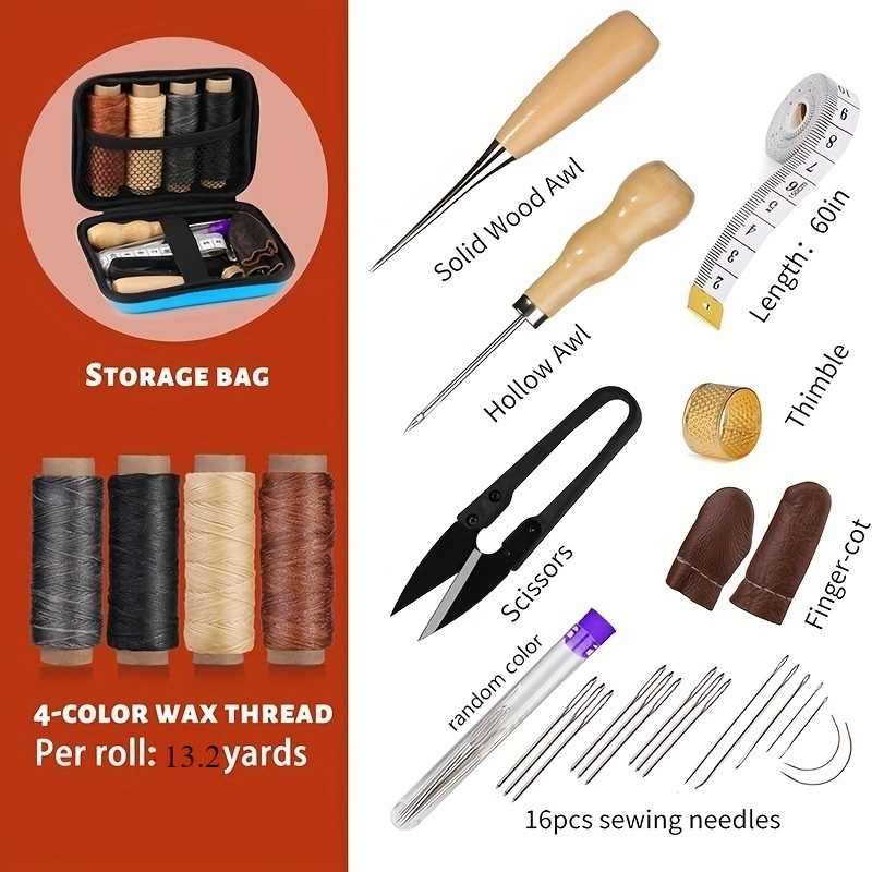 Leather Sewing Kit, Leather Re - Leatherwork Repairs recension och pris