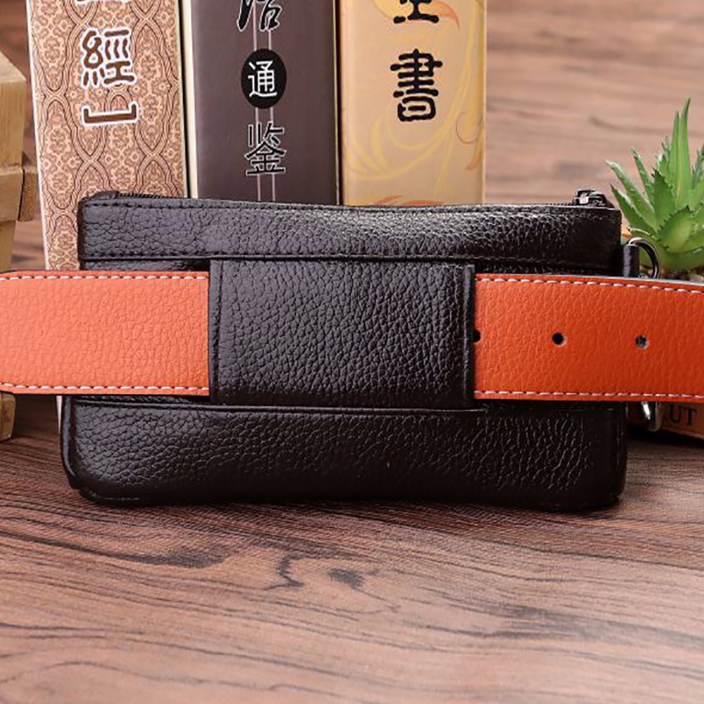 Men Fanny Waist Pack Belt Hip  - Leather Work Bag recension och pris