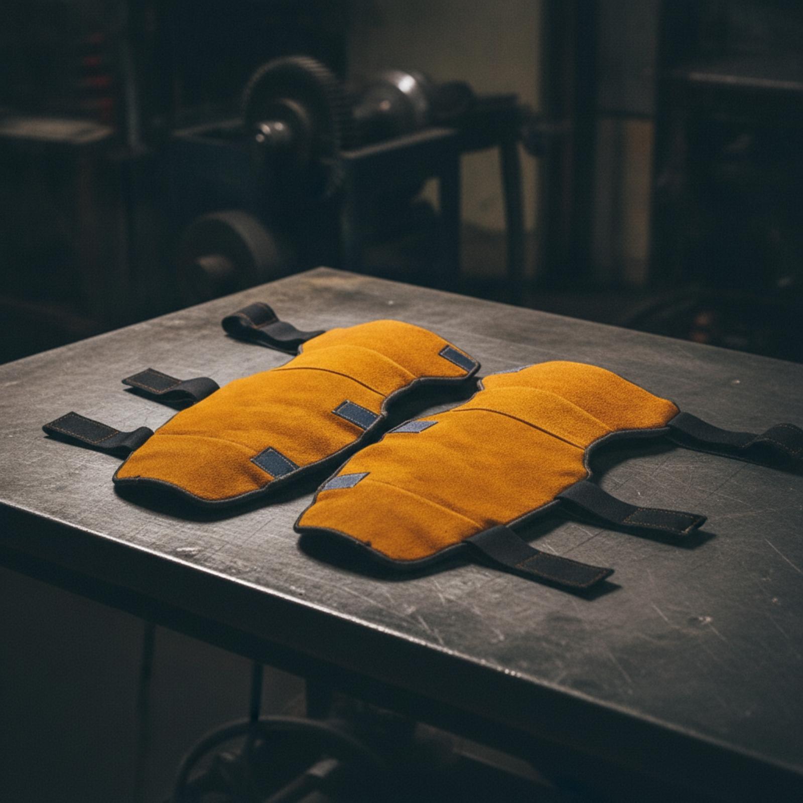 Heavy Duty Welding Knee Pad Co - Leather Work Knee Pads recension och pris