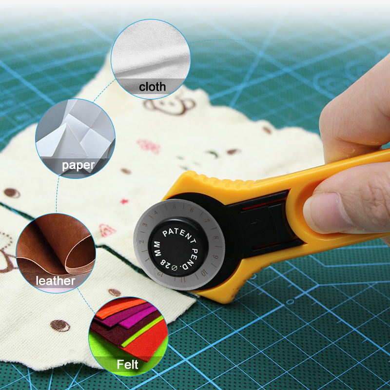 28mm /45mm Rotary Cutter Patch - Round Knife Leatherwork recension och pris