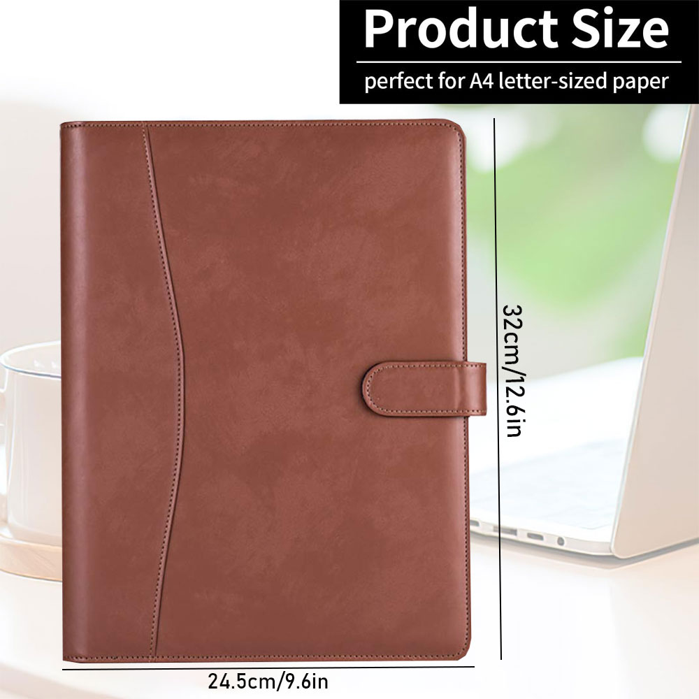 Multifunctional Leather Folder - Leather Work Folder recension och pris