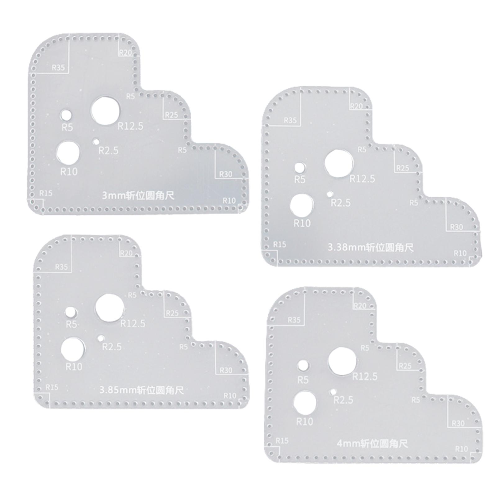 Clear Acrylic Circle Template  - Leatherwork Beginner Tools recension och pris