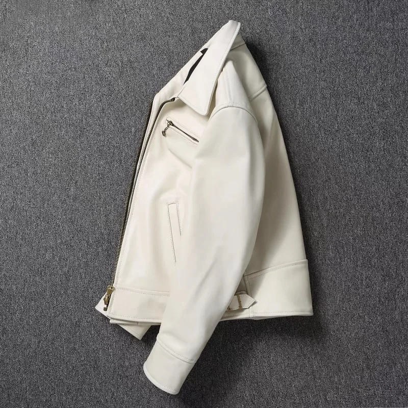 Men's Genuine Leather Jacket W - Leather Work Jacket recension och pris