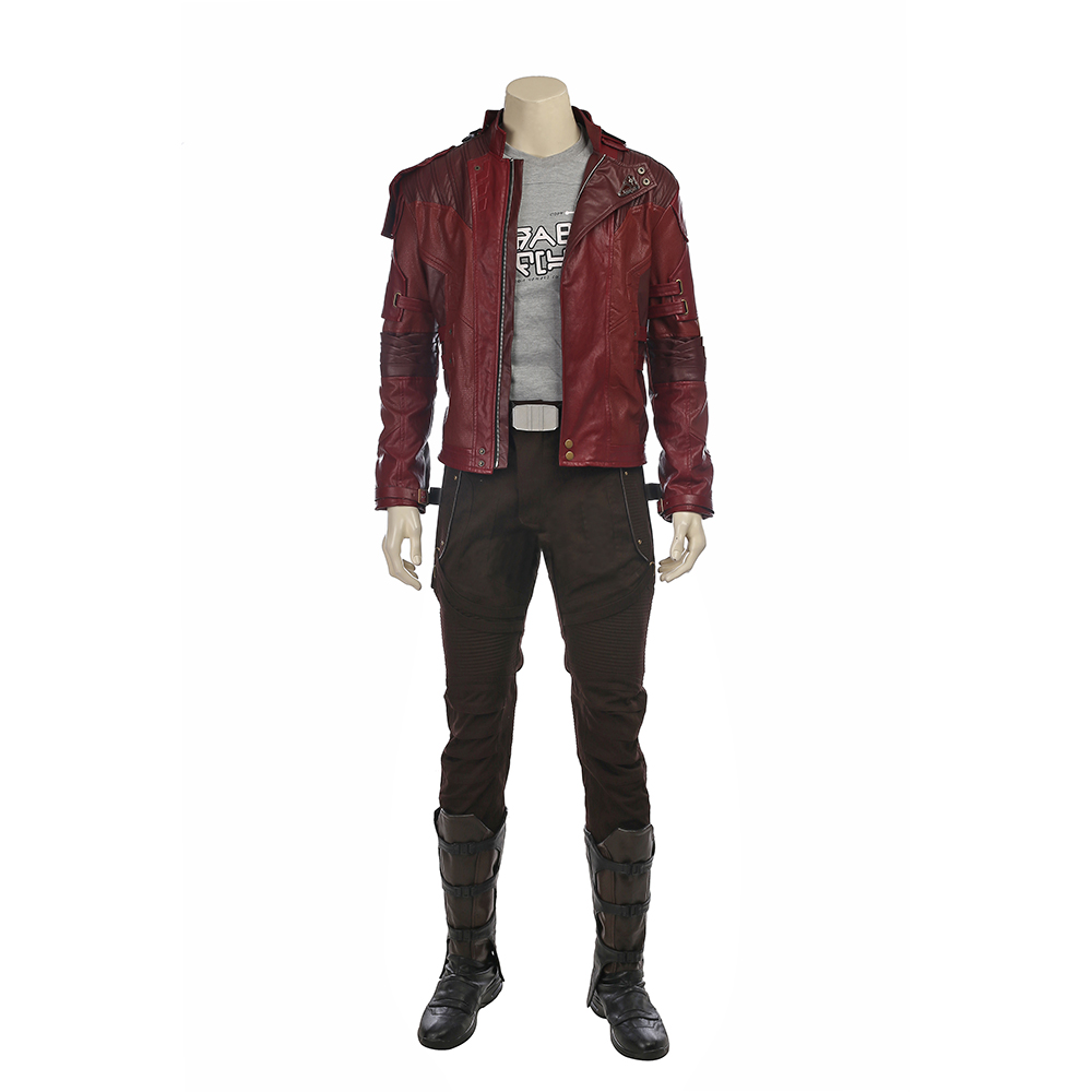 Peter Quill Cosplay Costume Lo - Leather Work Jacket recension och pris