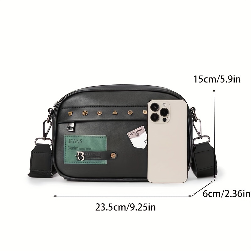 Street Trendy Shoulder Bag for - Leather Work Bag recension och pris
