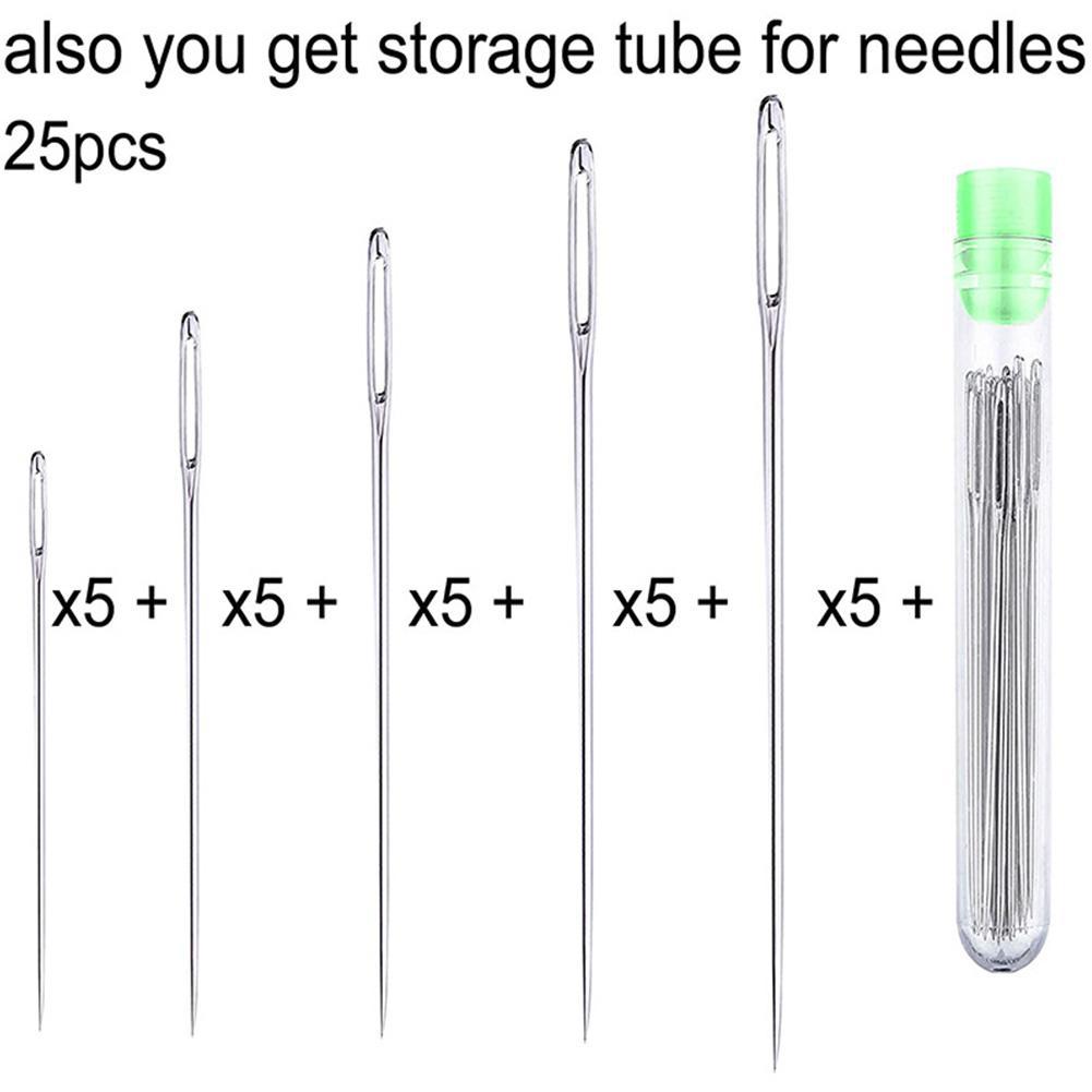 25 Pcs Large Eye Stitching Nee - Leatherwork Tools recension och pris